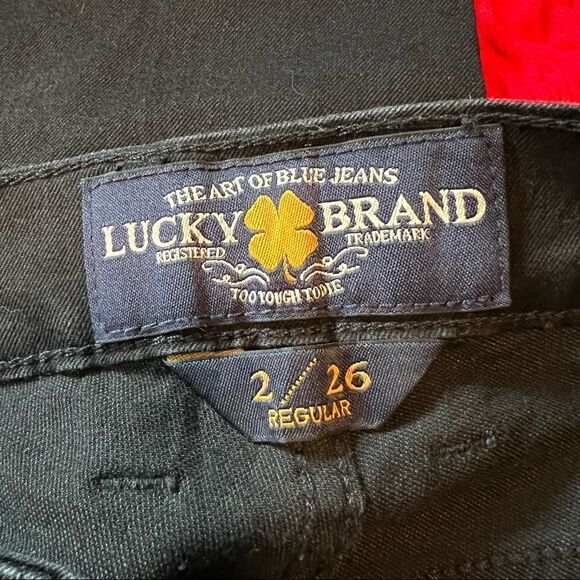 Lucky brand black Sofia skinny jeans. Size 26 - Picture 3 of 15